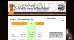 Desktop Screenshot of digital-multimeter.net